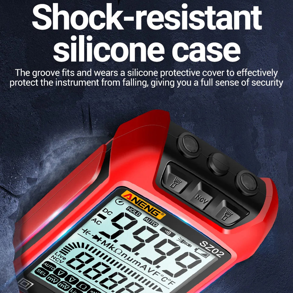 ANENG SZ02 Digital Multimeter Auto Range Handheld Ammeter with Flashlight ANENG SZ02 Digital Multimeter Auto Range Handheld Ammeter with Flashlight